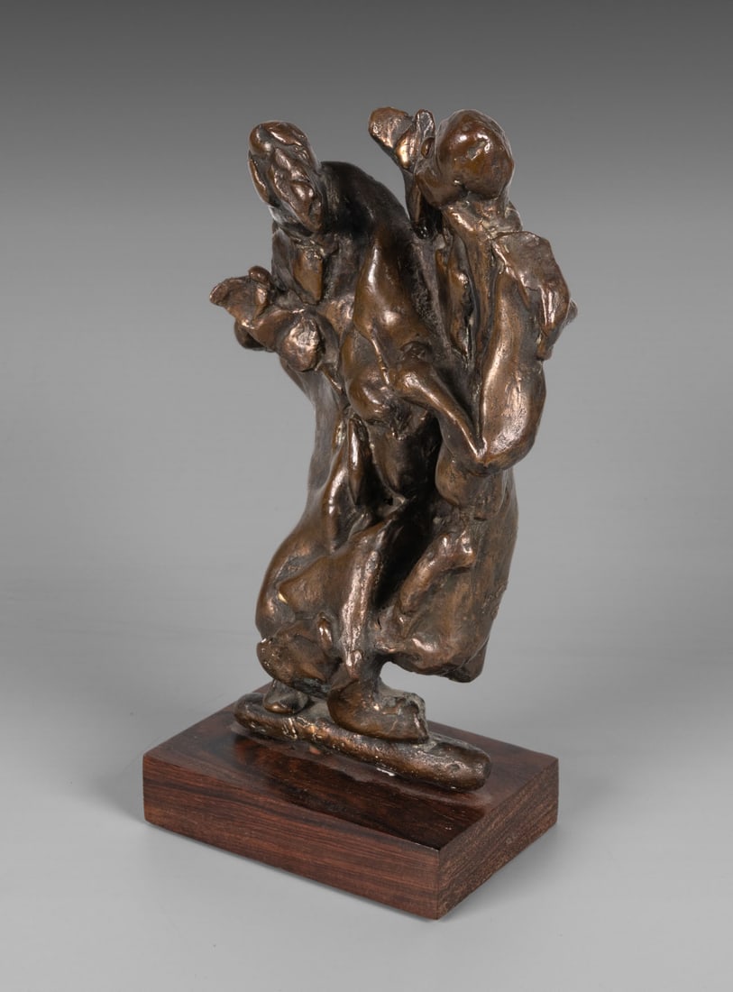 Gualtiero Busato (1941-2025), A Pair: Gualtiero Busato (1941-2025), A Pair Bronze sculpture Signed (on base). Height: 24 cm