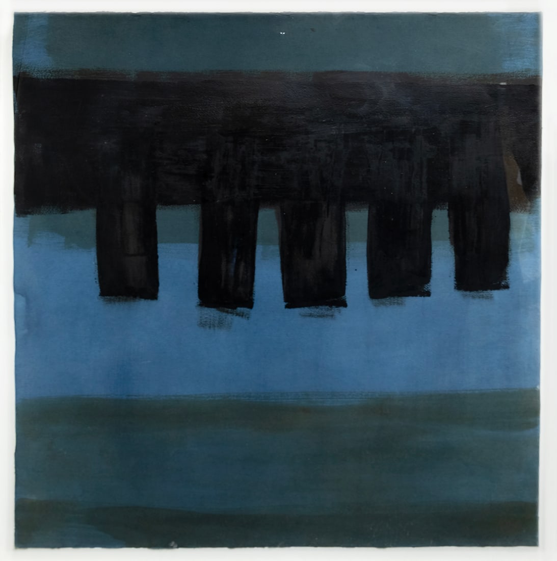 Yechiel Shemi (1922-2003), Abstract: Acrylic on wove paper 1992 Signed and dated 92 (lower right). 111 x 111 cm Condition: For a detailed condition report, please contact us at office@alma.auc