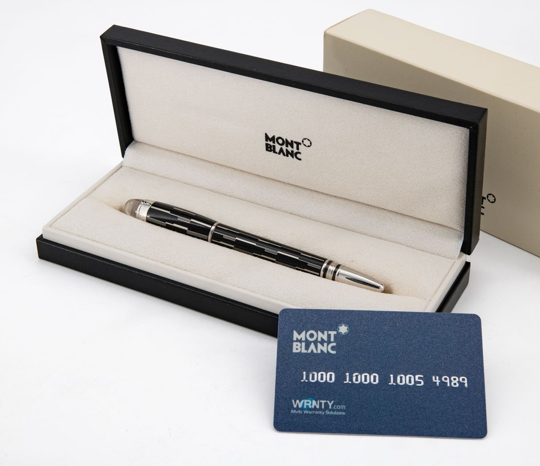 A Montblanc StarWalker Black Mystery Rollerball Pen (1 of 3)