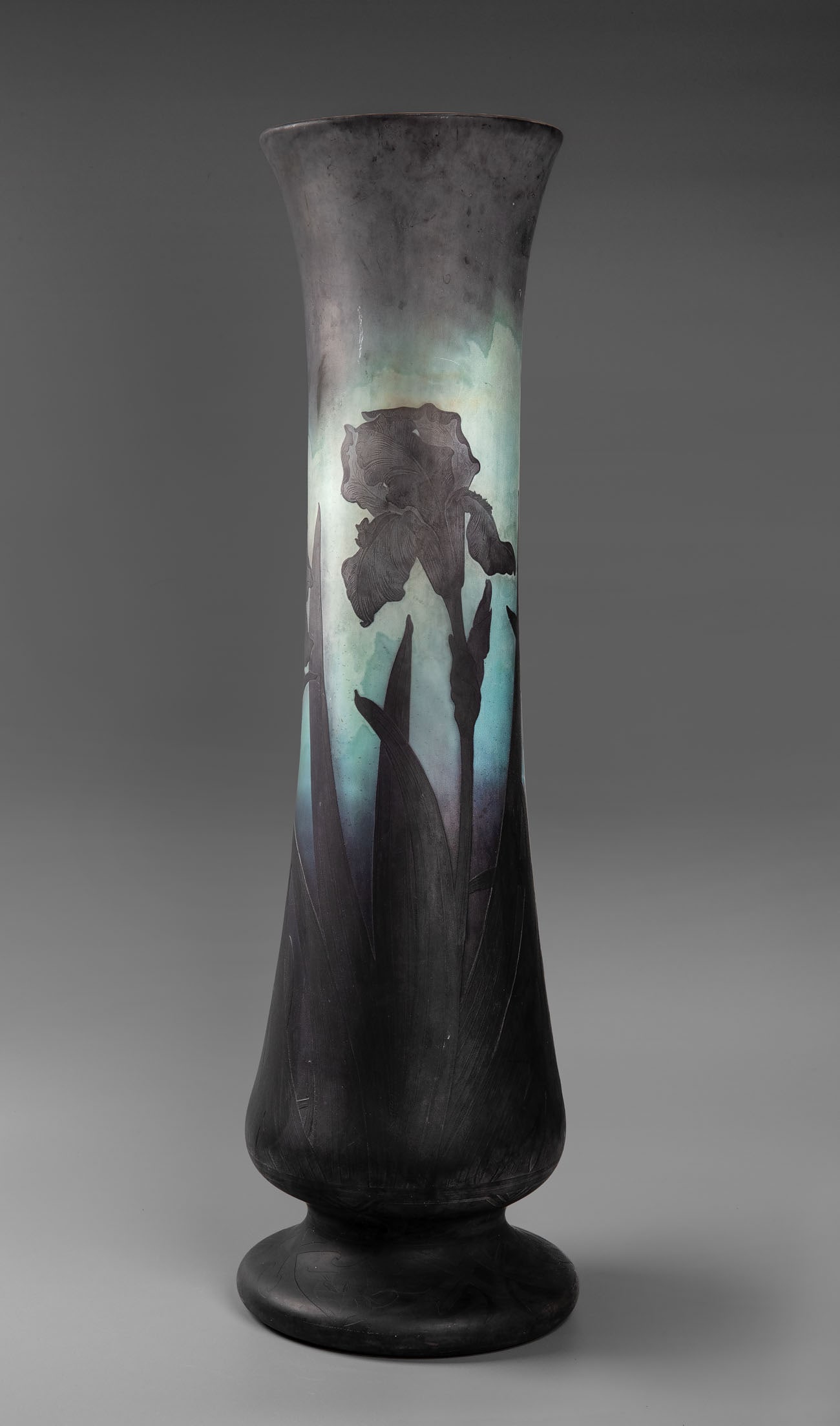 An Art Nouveau Etched Glass and Cameo Vase, Attrib.to Daum Nancy, France, circa 1900 (1 of 6)