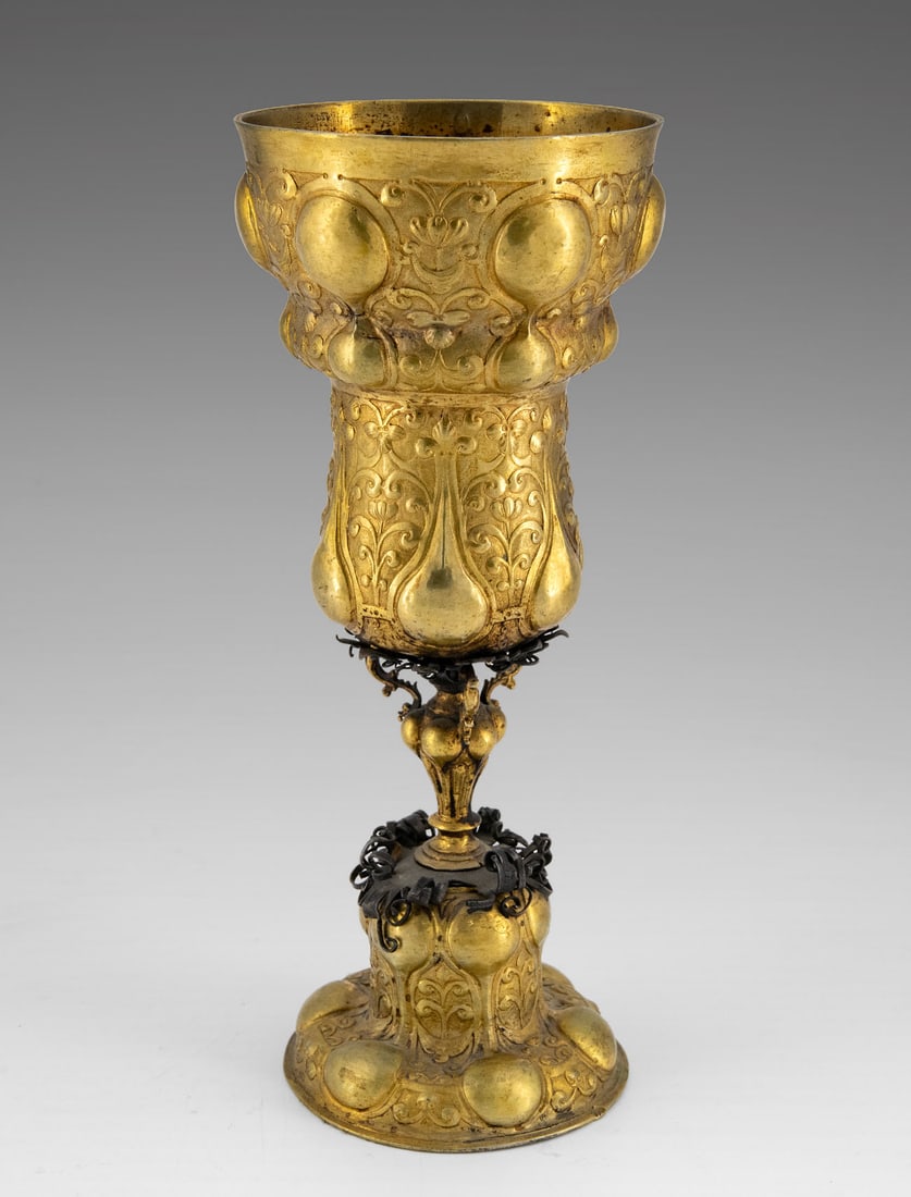 A Fine Gilt Silver Goblet, Southern Germany, 18th Century (1 of 3)