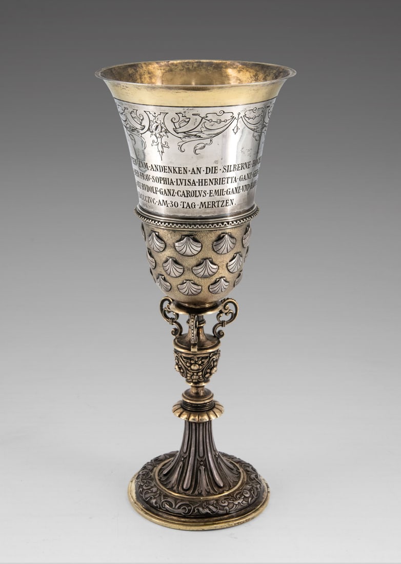 A Fine Parcel-Gilt Silver Goblet, Germany/Switzerland, 19th Century (1 of 3)