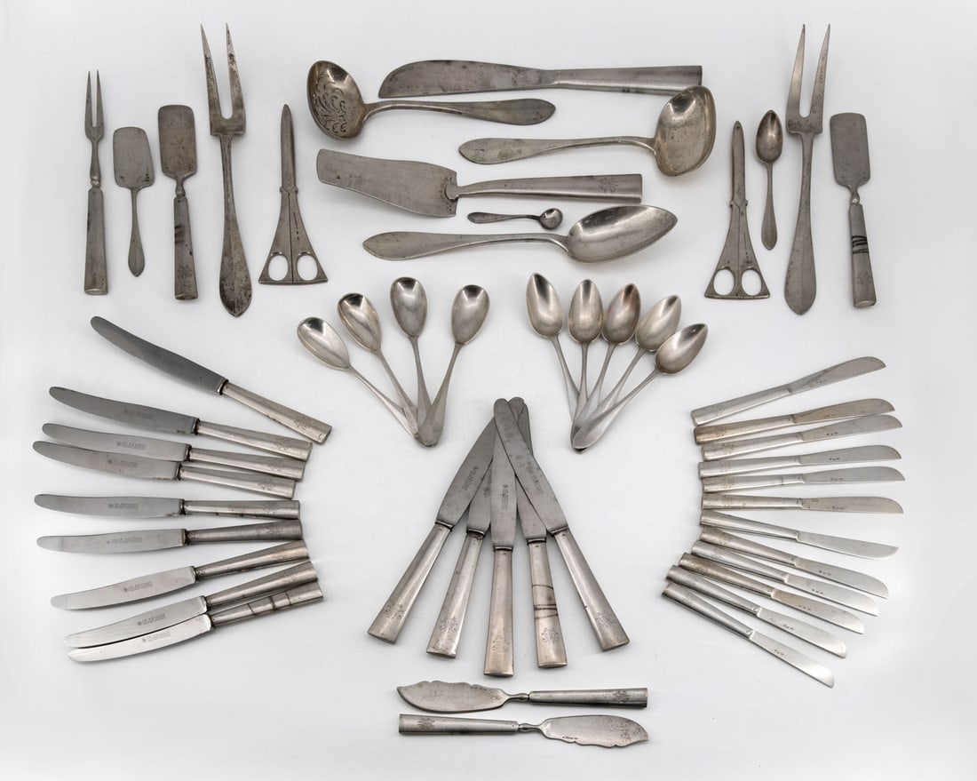 A Partial Silver Flatware Set (1 of 2)