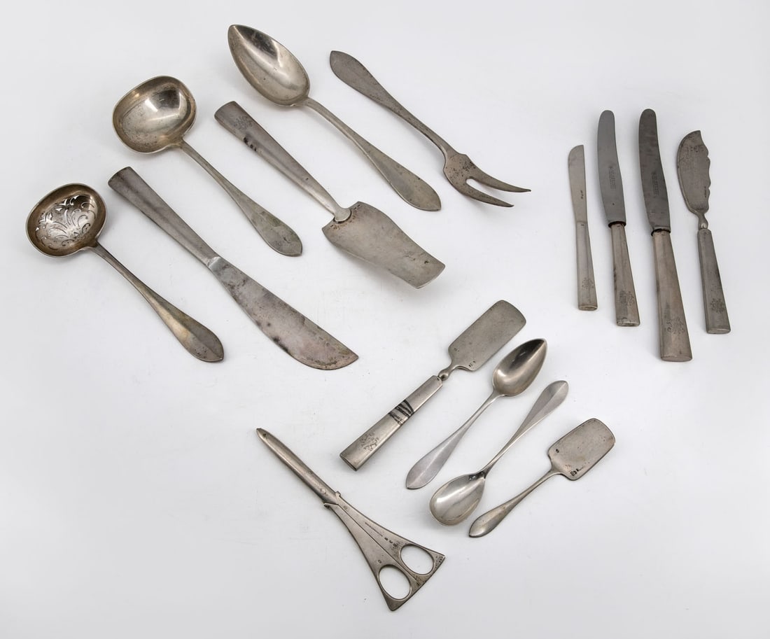A Partial Silver Flatware Set - 2