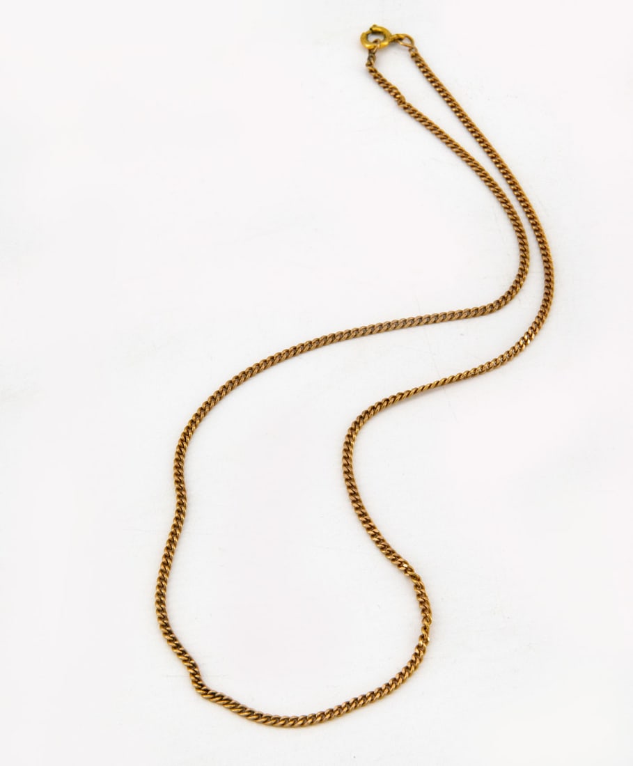 A 14K Rose Gold Link Necklace (1 of 2)