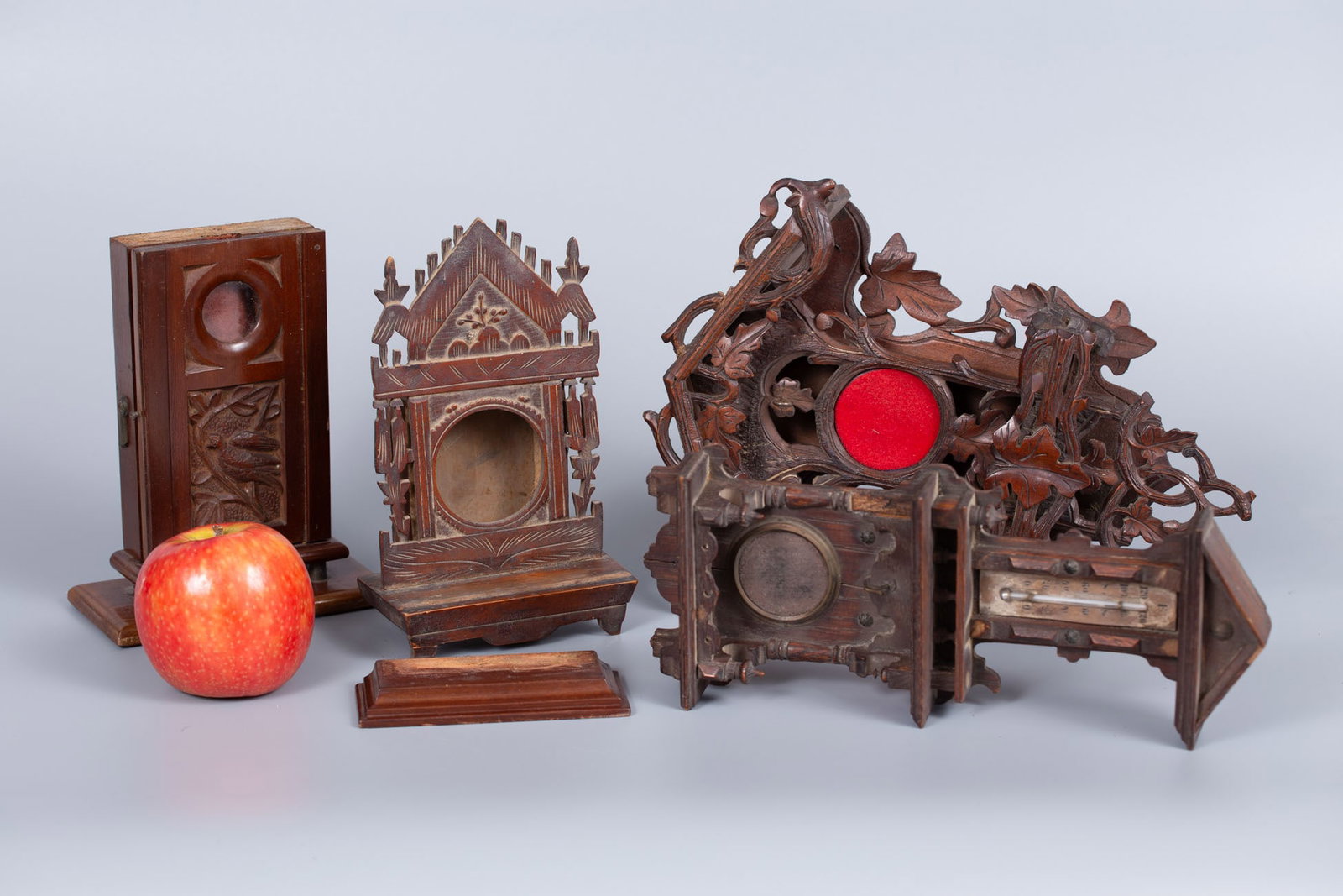 A Lot of Four Antique Pocket Watch Holders, Europe, Late 19th Early 20th Century (1 of 3)