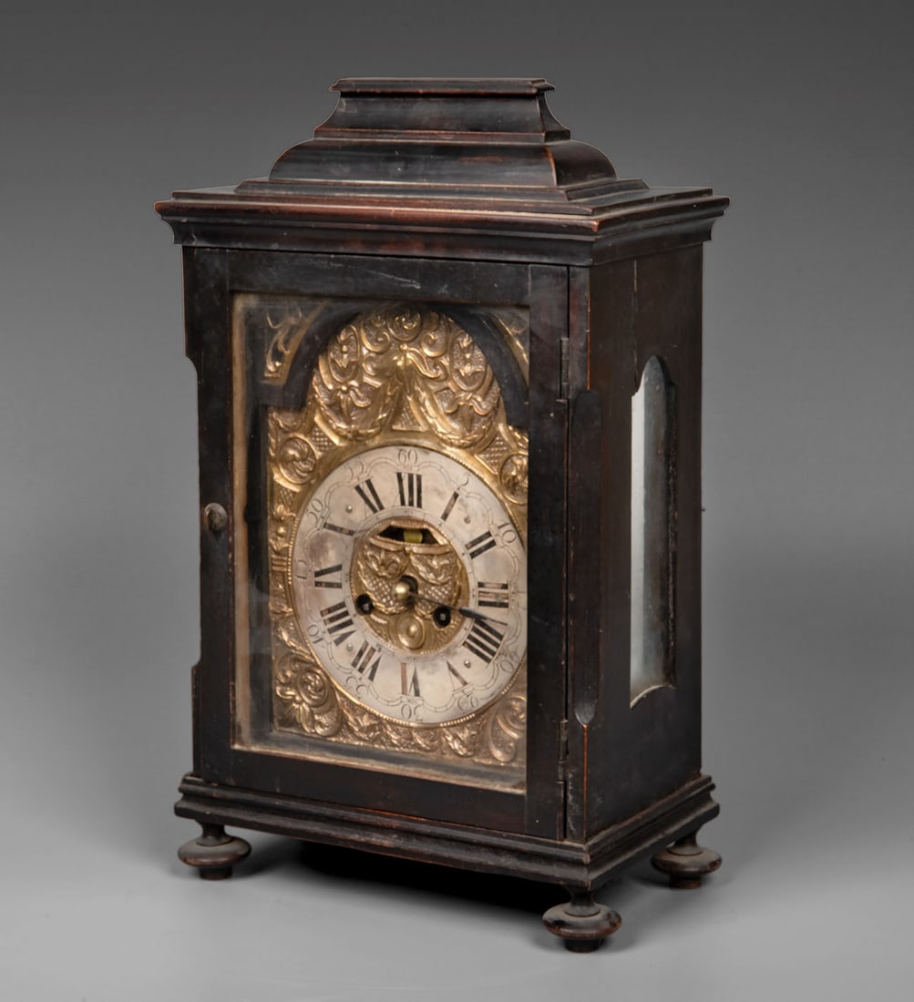 A Wood Mantel Clock, Europe, 18-19th Century (1 of 5)