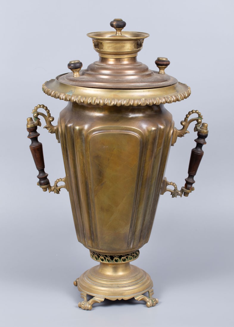 A Fine Brass Samovar, Russia, Late 19th Century (1 of 7)