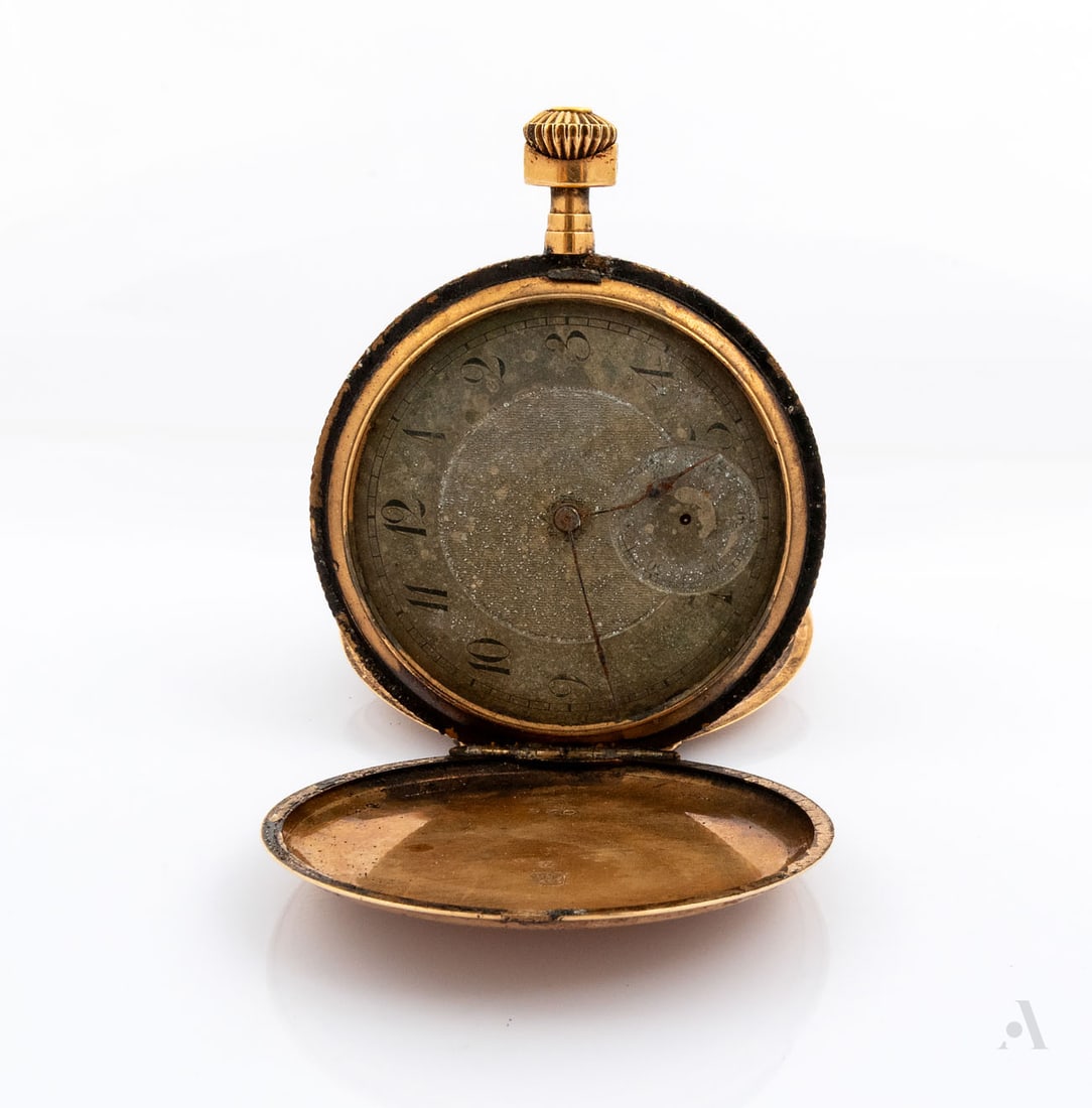 A 14K Rose Gold Pocket Watch (1 of 5)