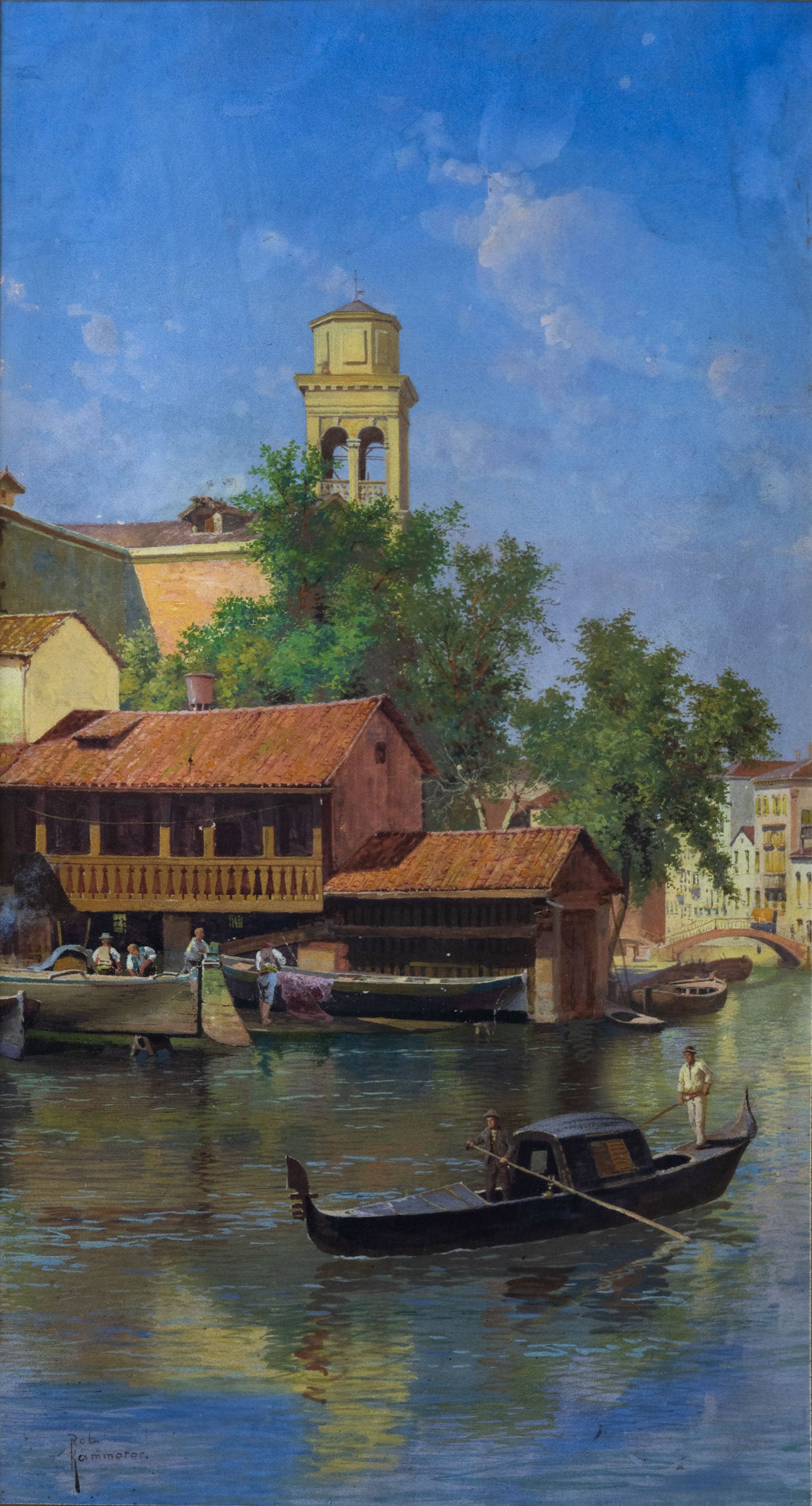 Robert Kammerer (1870-1950), On the Riverbank (1 of 3)