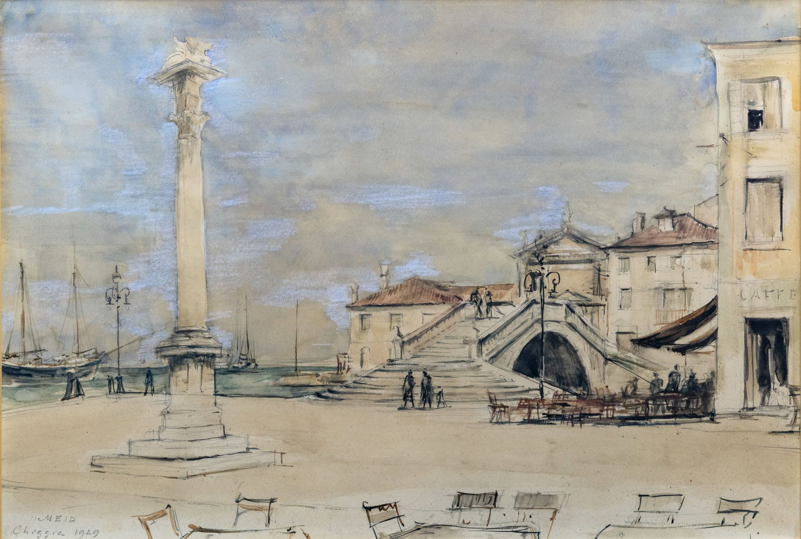 Hans Meid (1883-1957), Chioggia (1 of 2)