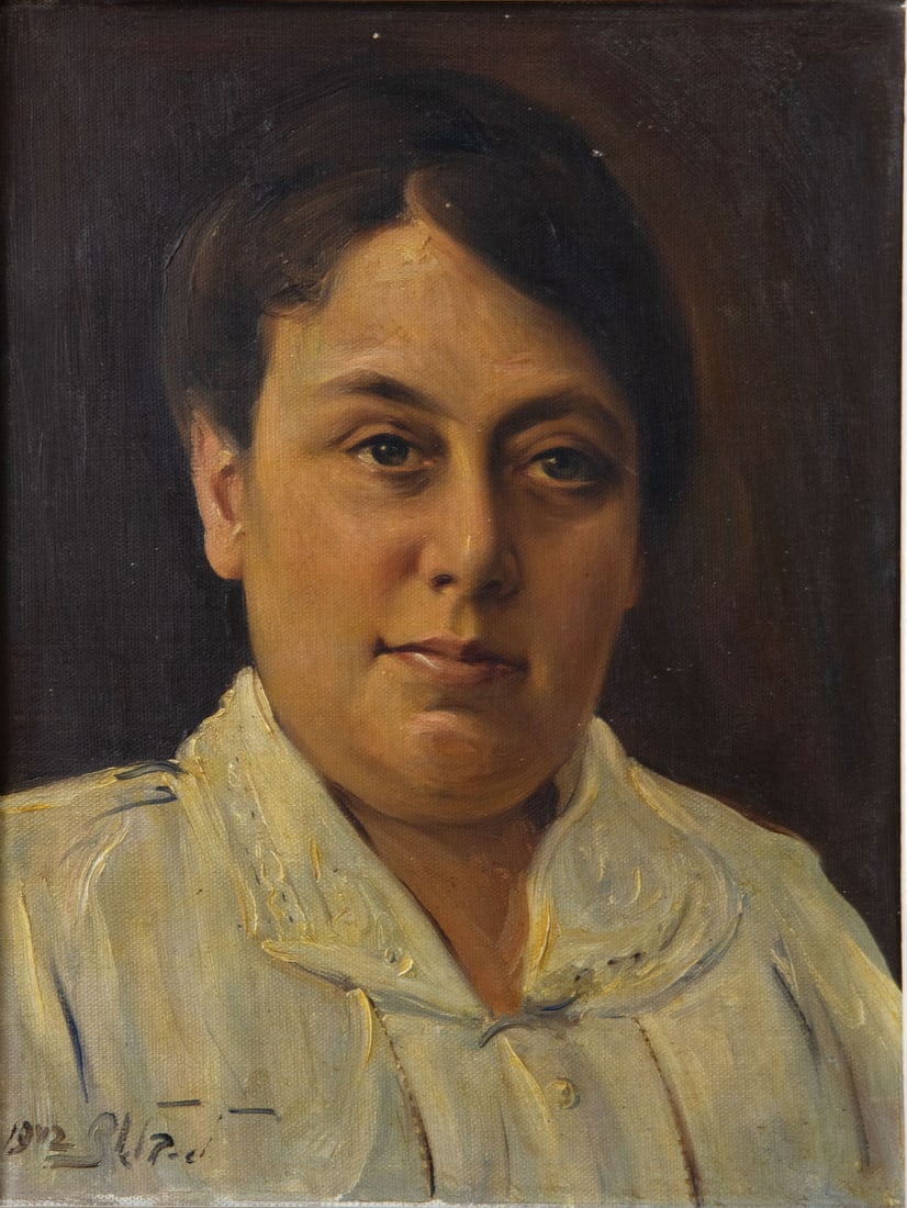 Ludwig Blum (1891-1975), Portrait of Mrs. Van der Wielen (1 of 1)
