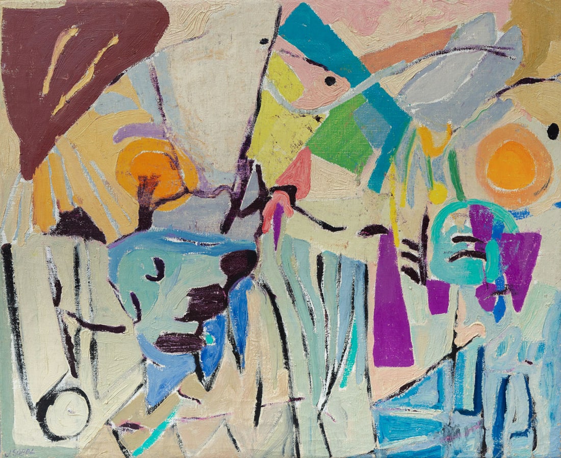 Judith Sobel (1924-2012), Abstract Composition (1 of 2)