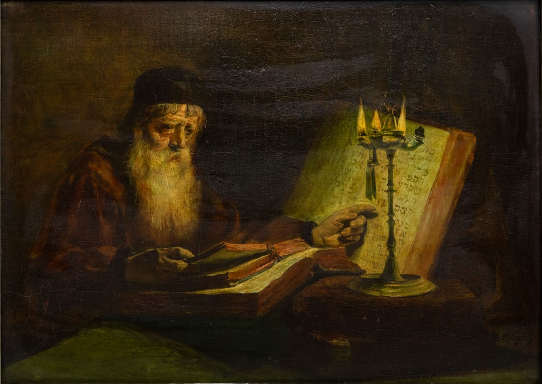 Eduard Moyse (1827-1908), Candlelight Study (1 of 2)