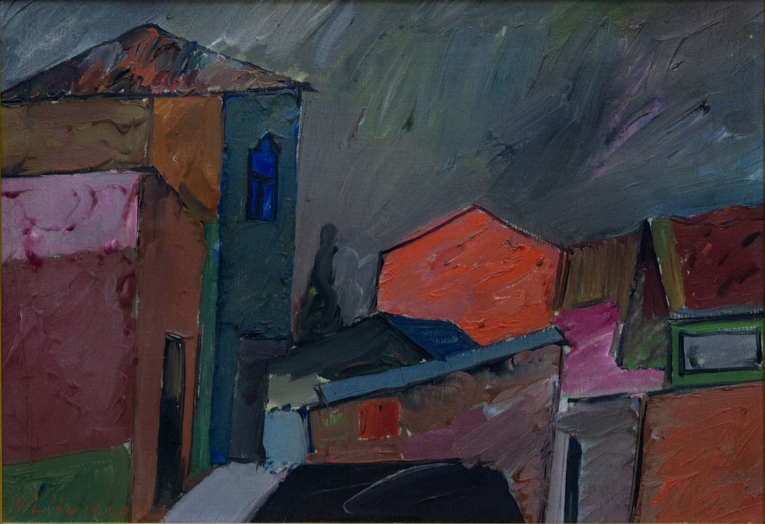 Pinchas Litvinovsky (1894-1985), Urban Landscape (1 of 2)