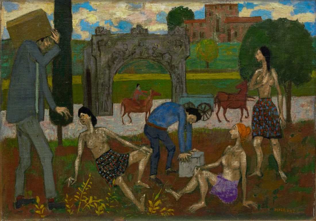 Gregoire Michonze (1902-1982), Street Scene (1 of 3)