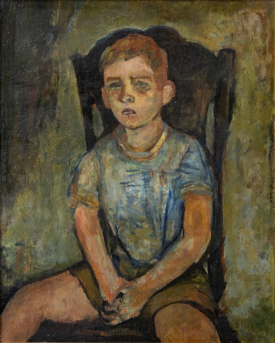 Avraham Naton (1906-1959), Portrait of the Artist's Son (1 of 4)