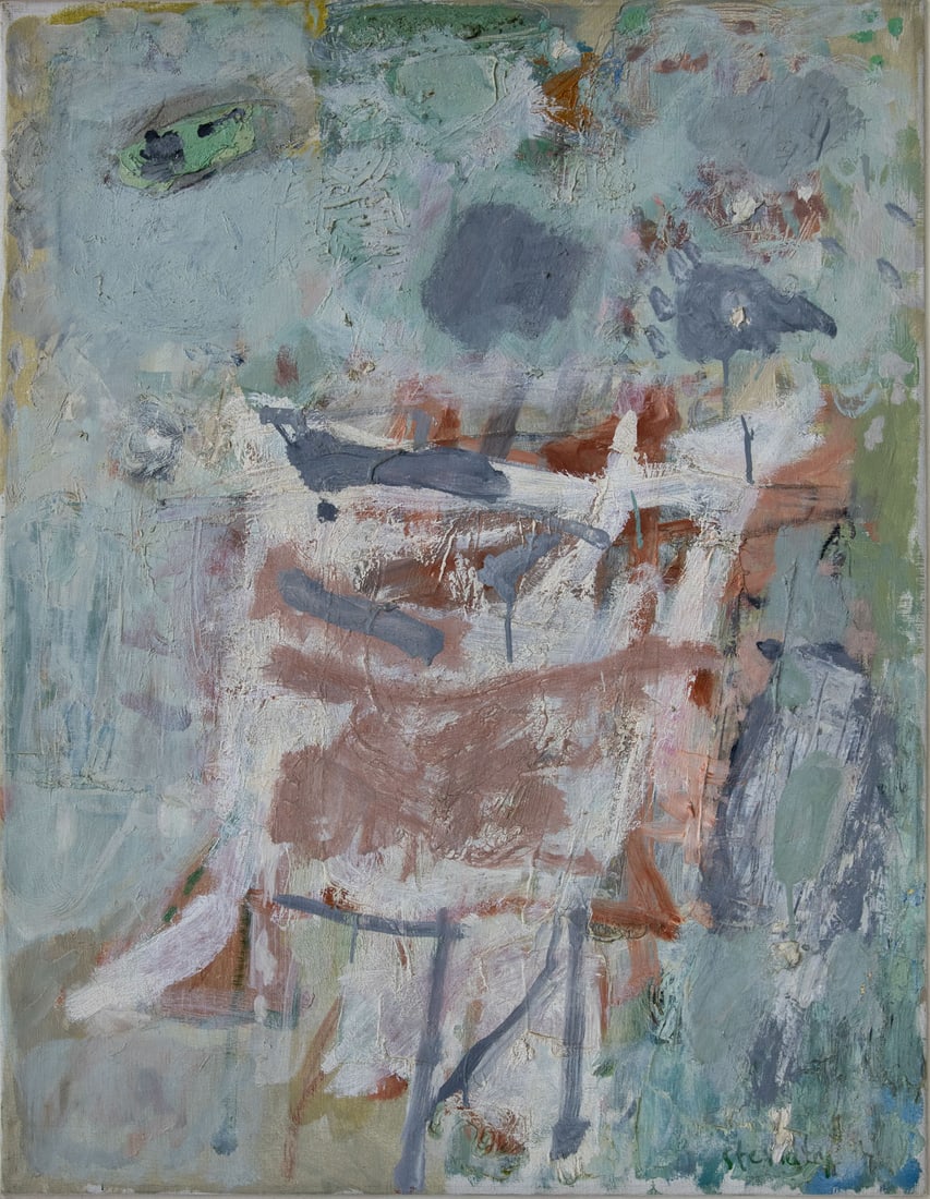Avigdor Stematzky (1908-1989), Abstract: Avigdor Stematzky (1908-1989), Abstract Oil on canvas ca 1968 Signed (lower right). 82 x 65 cm Provenance: Private collection, Tel Aviv. Notes: Stematsky stayed in France between 1961 and 1962. He