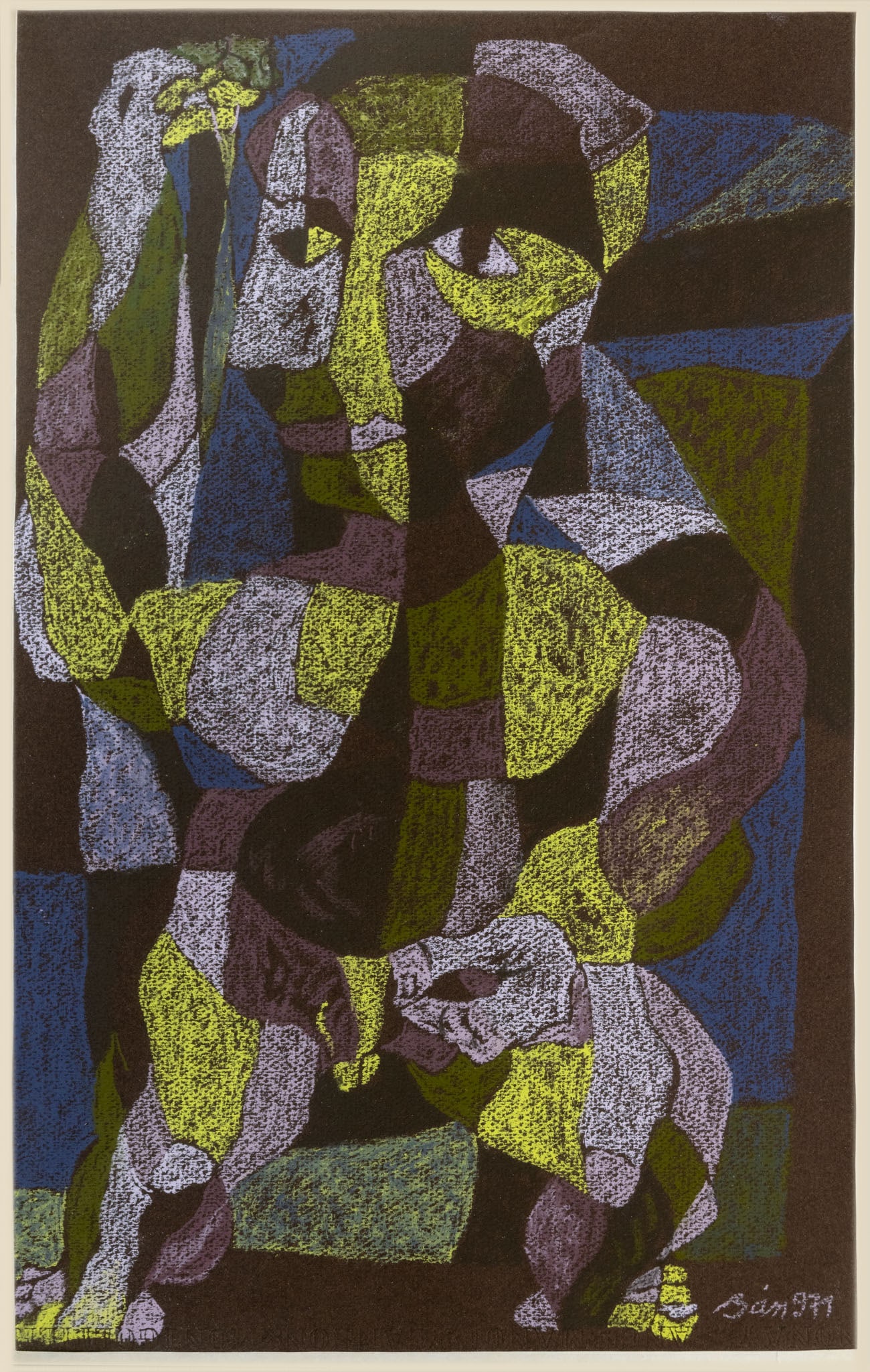 Bela Ban (1909-1972), Figure: Bela Ban (1909-1972), Figure Pastel on paper 1971 Signed and dated 71 (lower right). Provenance: Purchased directly from the estate of the artist. Condition: For a condition report, please contact