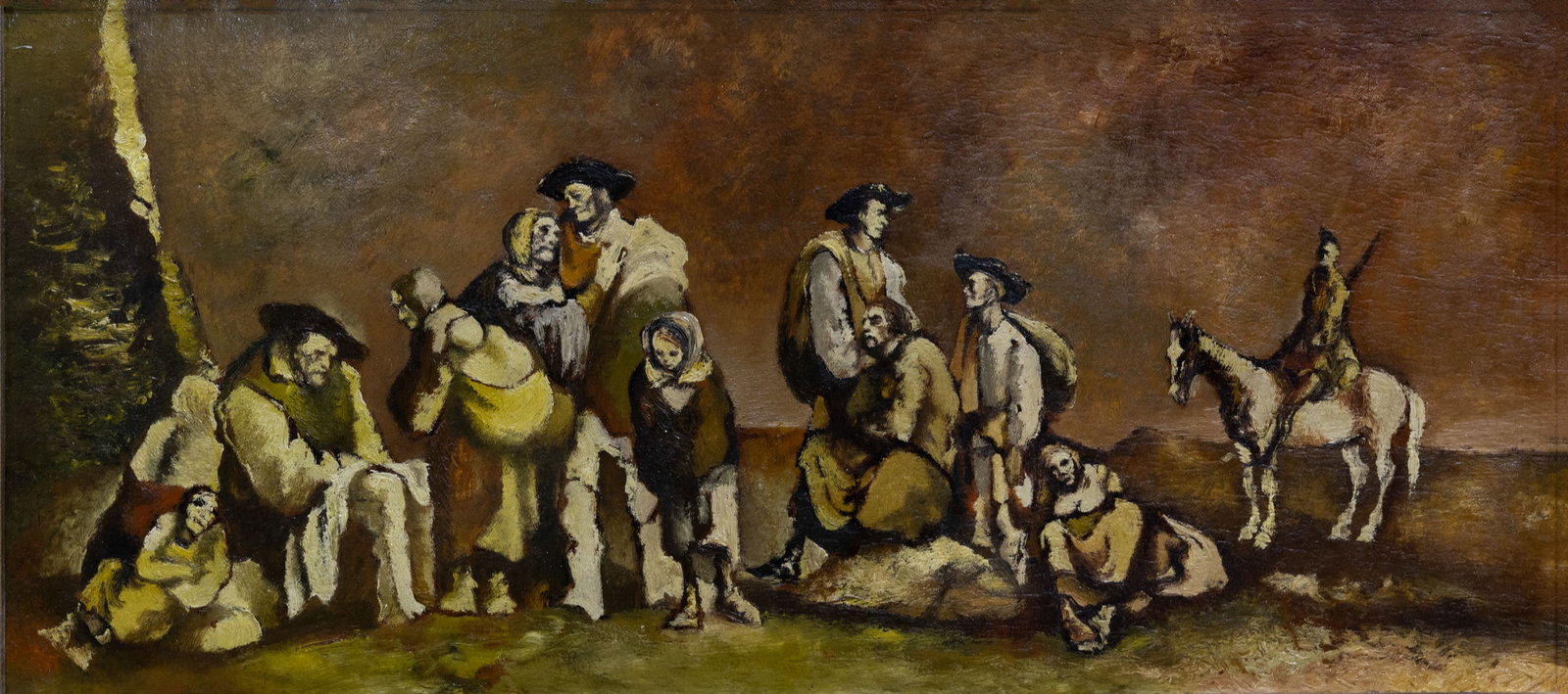 Attrib. Vincenc Hloznik (1919-1997), Refugees (1 of 1)