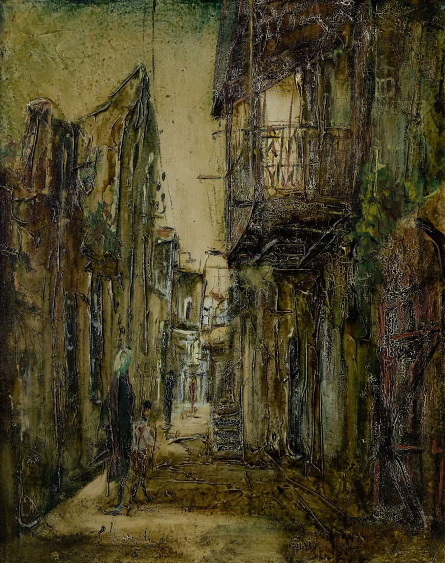 Zvi Raphaeli (1924-2005), Old City in Jerusalem (1 of 4)
