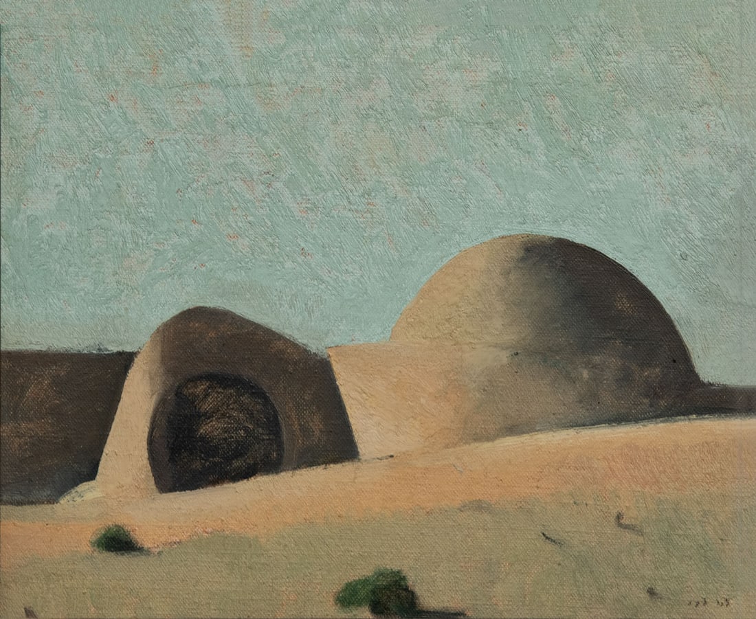 Israel Hershberg (1948), Landscape: Israel Hershberg (1948), Landscape Oil on canvas Signed "Har Zvi" (lower right). 25 x 31 cm Provenance: Private collection, Tel