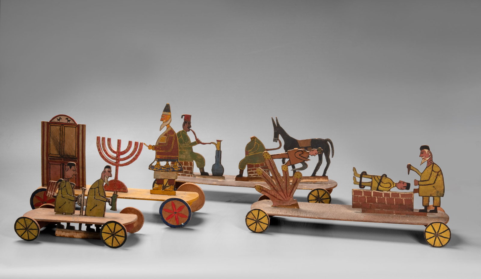 Shalom Moskovitz Seigermacher (1895-1980), Four Wood Sculptures (1 of 3)