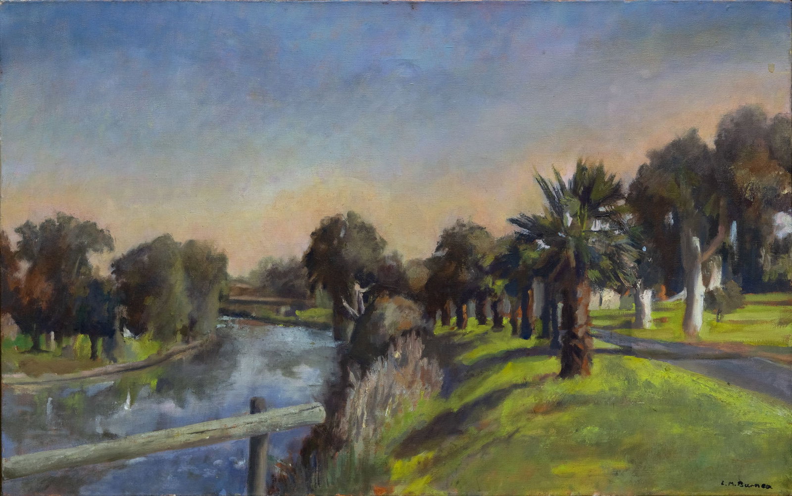Limor Matisis Barnea (b. 1960), Banks of the Yarkon: Limor Matisis Barnea (b. 1960), Banks of the Yarkon Oil on canvas Signed (lower right). 50 x 80 cm Provenance: Private collection, Jerusalem.