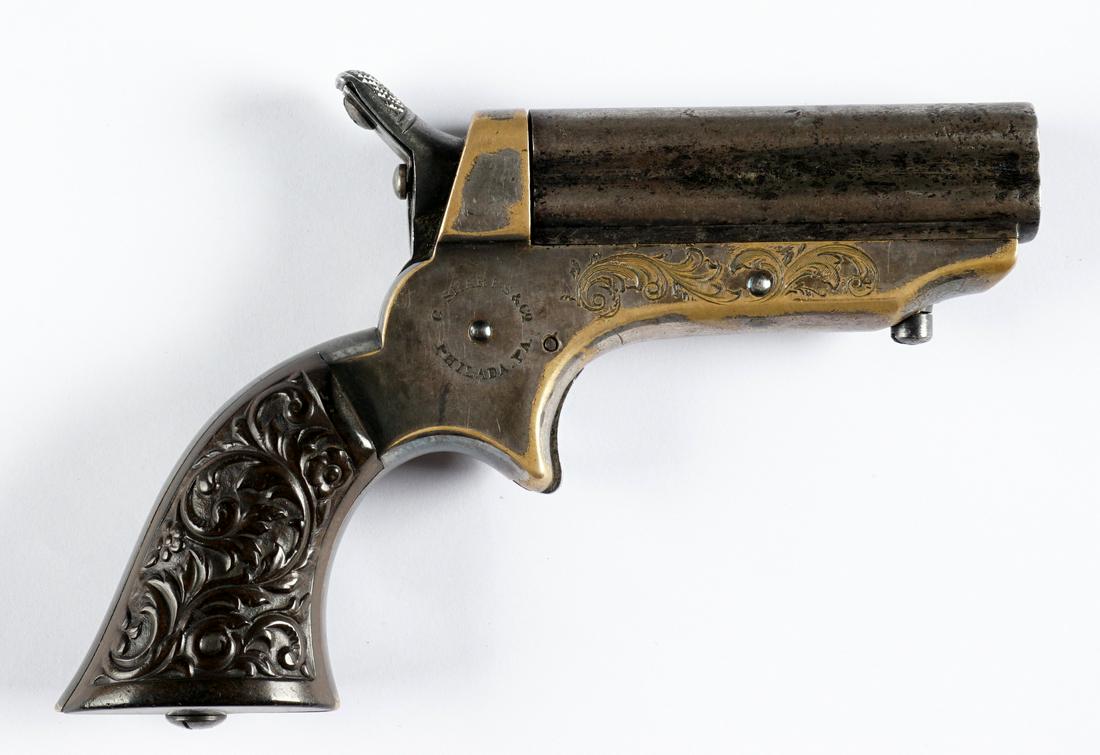 Ornate Sharps Pepperbox Derringer Pistol Model 1A Aug 11, 2019 Amero Auctions in FL