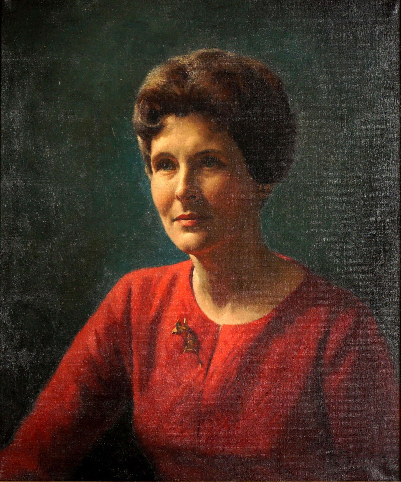 Fernando Amorsolo Portrait of a Woman: AMOROSOLO, Fernando Cueto, (Philippines, 1892-1972): Well executed portrait of unknown woman, Oil/Canvas, signed lower right, 24" x 20", framed 27.5" x 23.25".