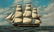 1910 Antonio Jacobsen American Frigate Painting