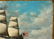 1910 Antonio Jacobsen American Frigate Painting - 4