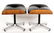 Pair Plycraft Eames Style Lounge Chairs & Ottomans - 11