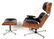 Pair Plycraft Eames Style Lounge Chairs & Ottomans - 2