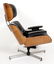 Pair Plycraft Eames Style Lounge Chairs & Ottomans - 4