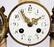 French Pink Marble Portico Mantle Clock - 4