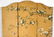 Chinese Hand Painted Three Panel Floor Screen - 3