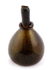 Large Ancient Roman? Dark Green Glass Bottle - 4