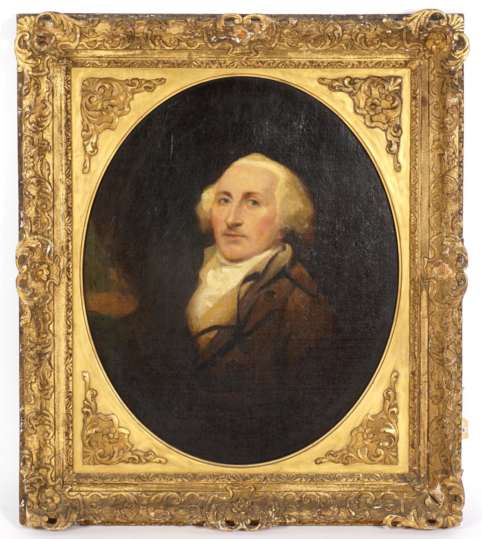 attrib. William Beechy Portrait of Edmond Malone: attributed BEECHY, William, (British, 1753-1839): Portrait of Edmond Malone (1741-1812), Irish Shakespearean scholar and writer, Oil/Canvas, no visible signature, identified by older paper label verso