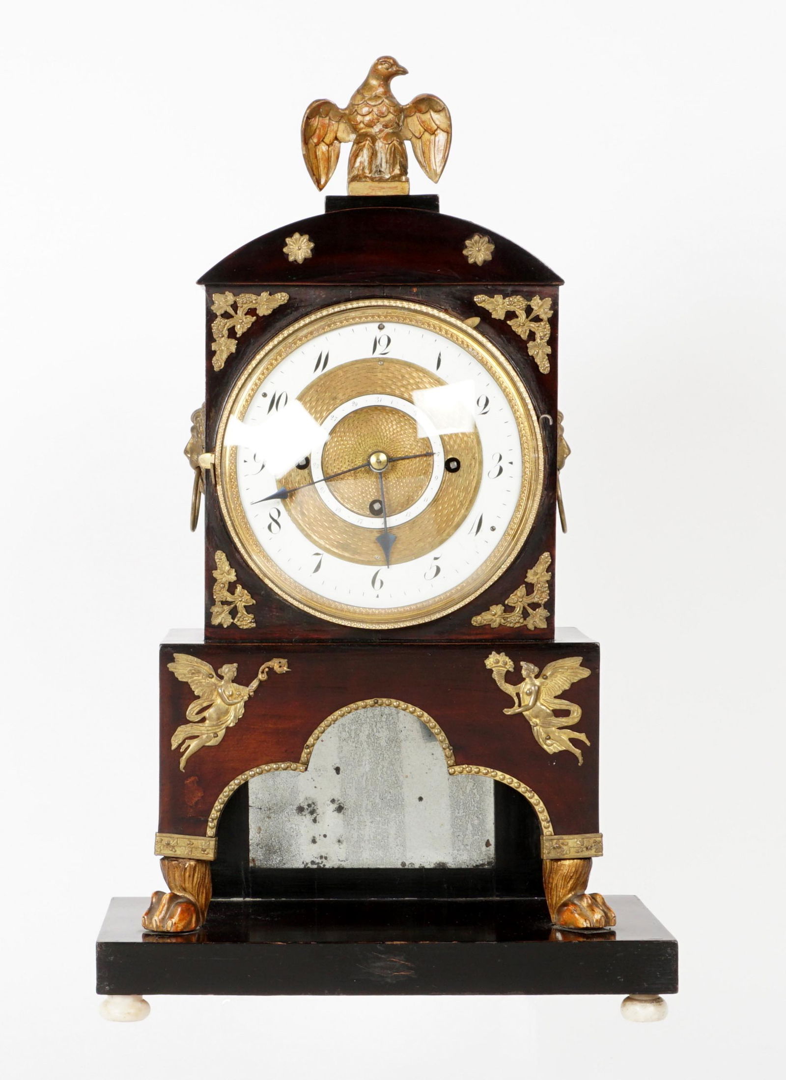 Early 19th Century Mahogany Salon Clock (1 of 15)