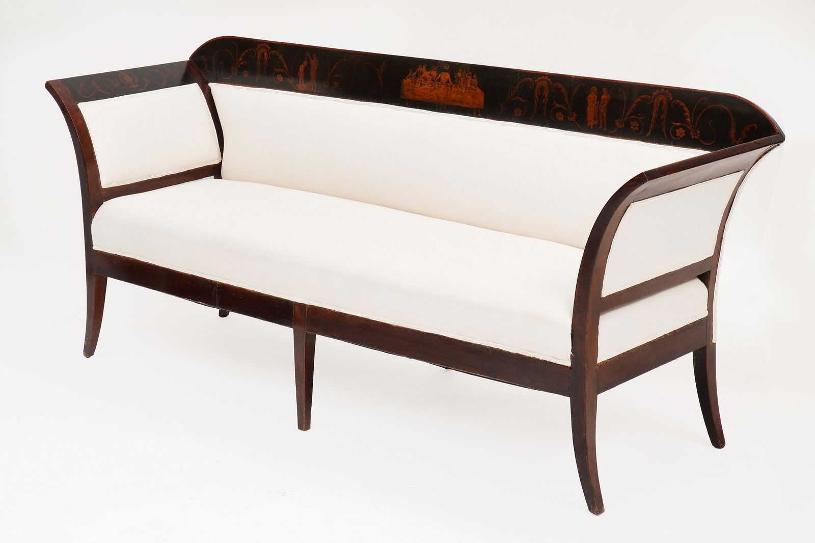 Religious Paint Decorated Austrian Classical Sofa (1 of 9)