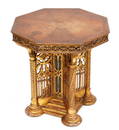 attrib. L.N. Cottingham Gothic Center Table