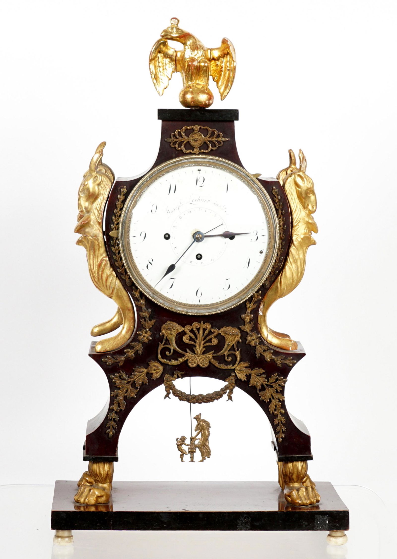 Joseph Lechner Biedermeier Salon Clock (1 of 18)