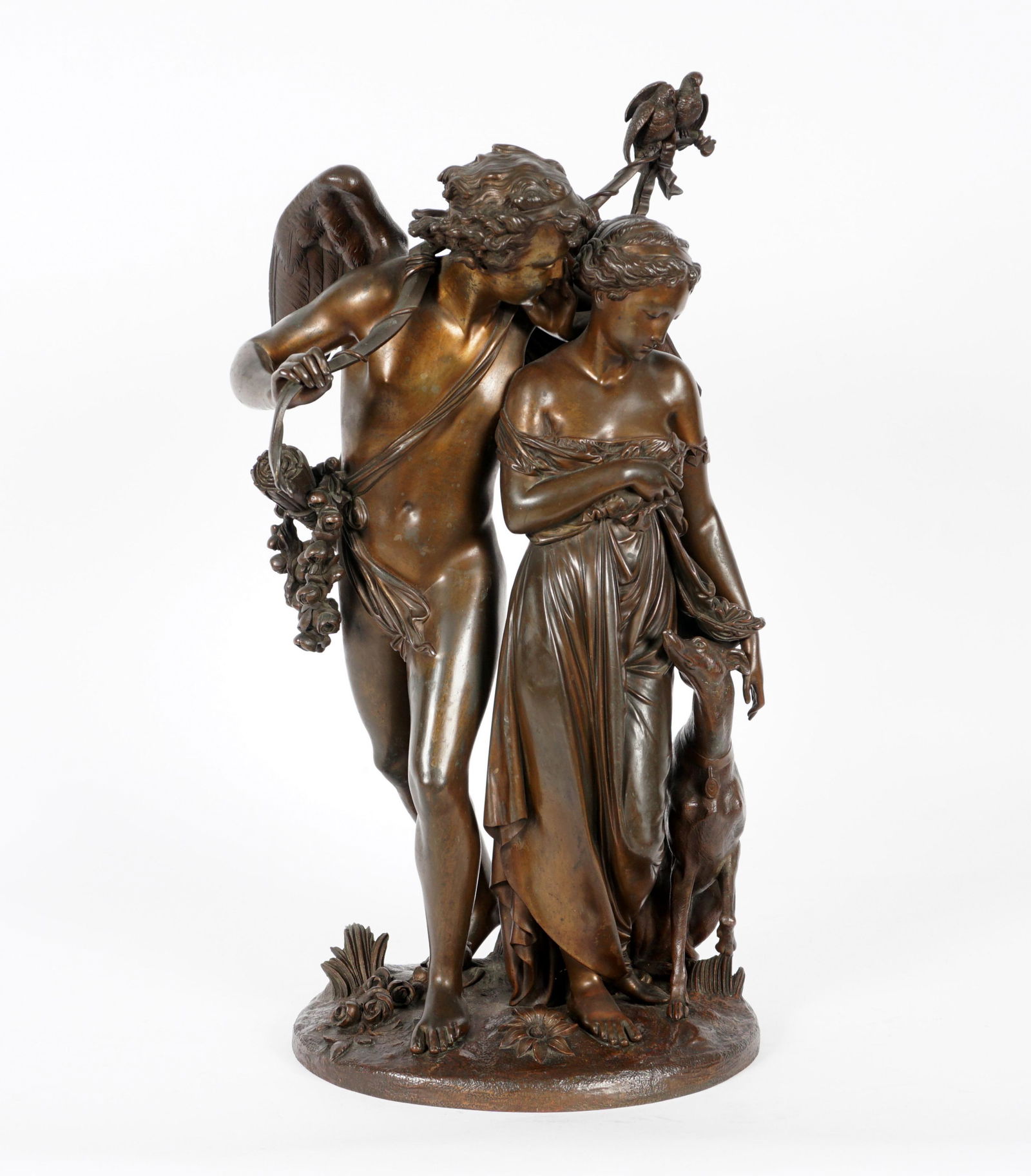 After Albert Carrier Cupid and Friendship Bronze (1 of 13)