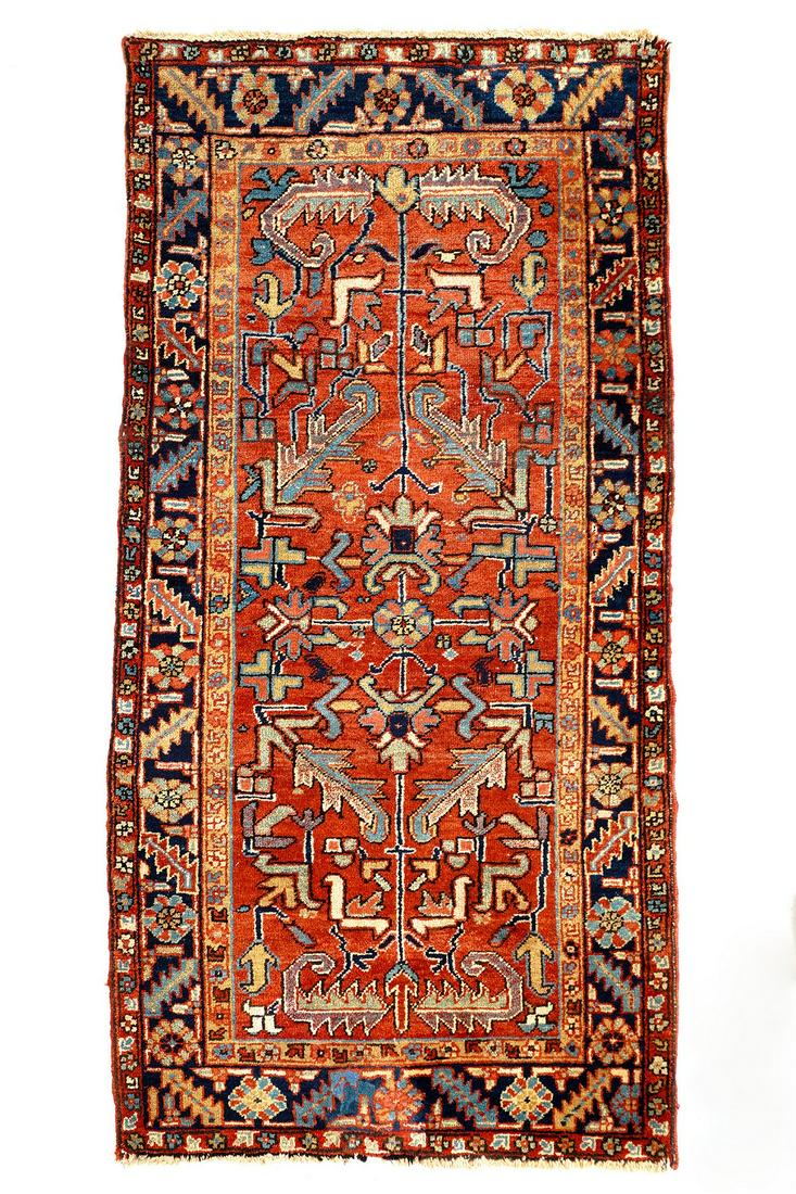 Small Size Antique Persian Heriz Rug (1 of 5)