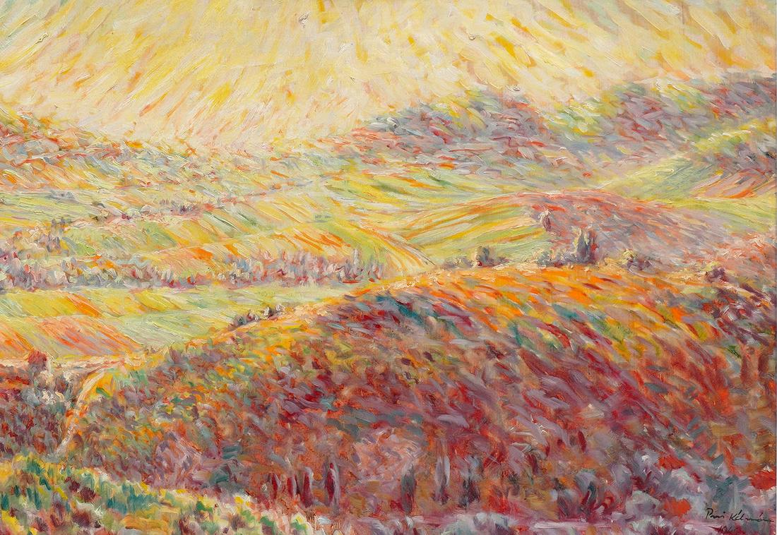 1942 Kalman Piri Impressionist Landscape Painting (1 of 6)