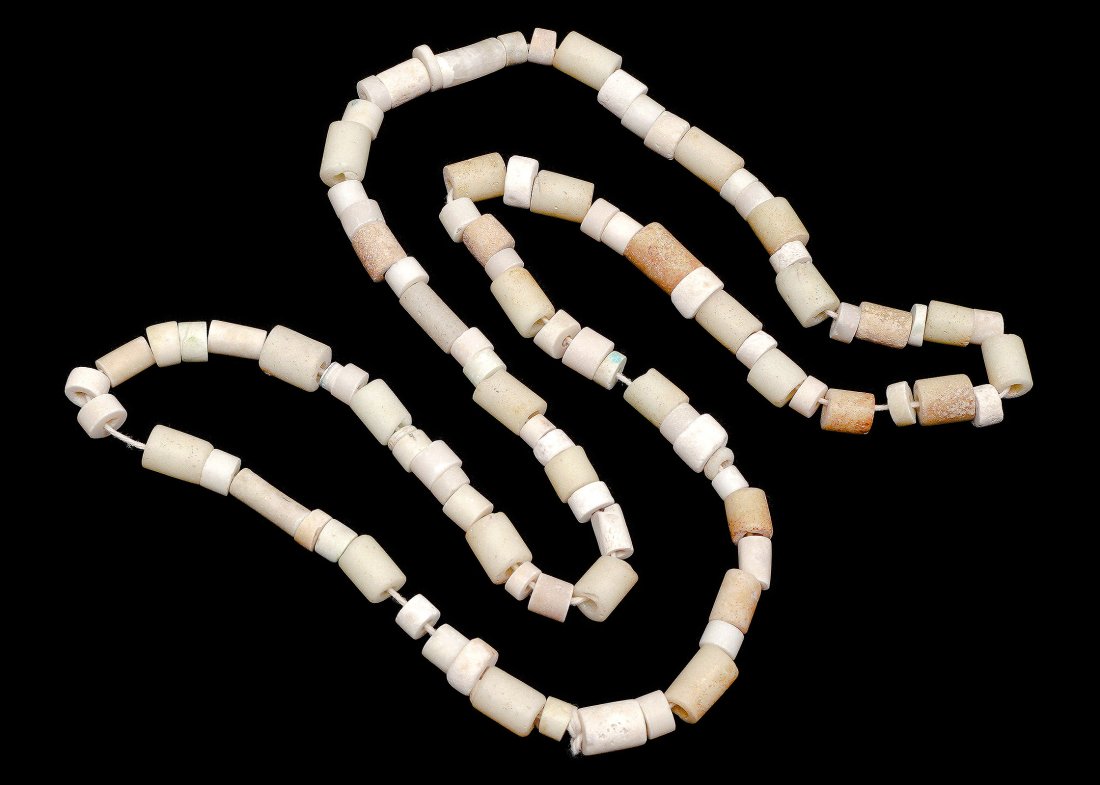 Chinese Han Dynasty Stone Bead Necklace (1 of 3)