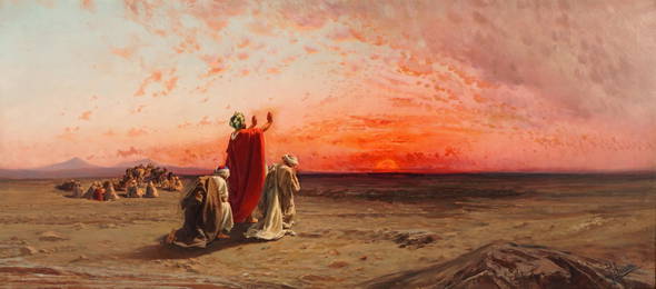 Francesco Peluso Evening Prayer in the Desert, Christie's Provenance