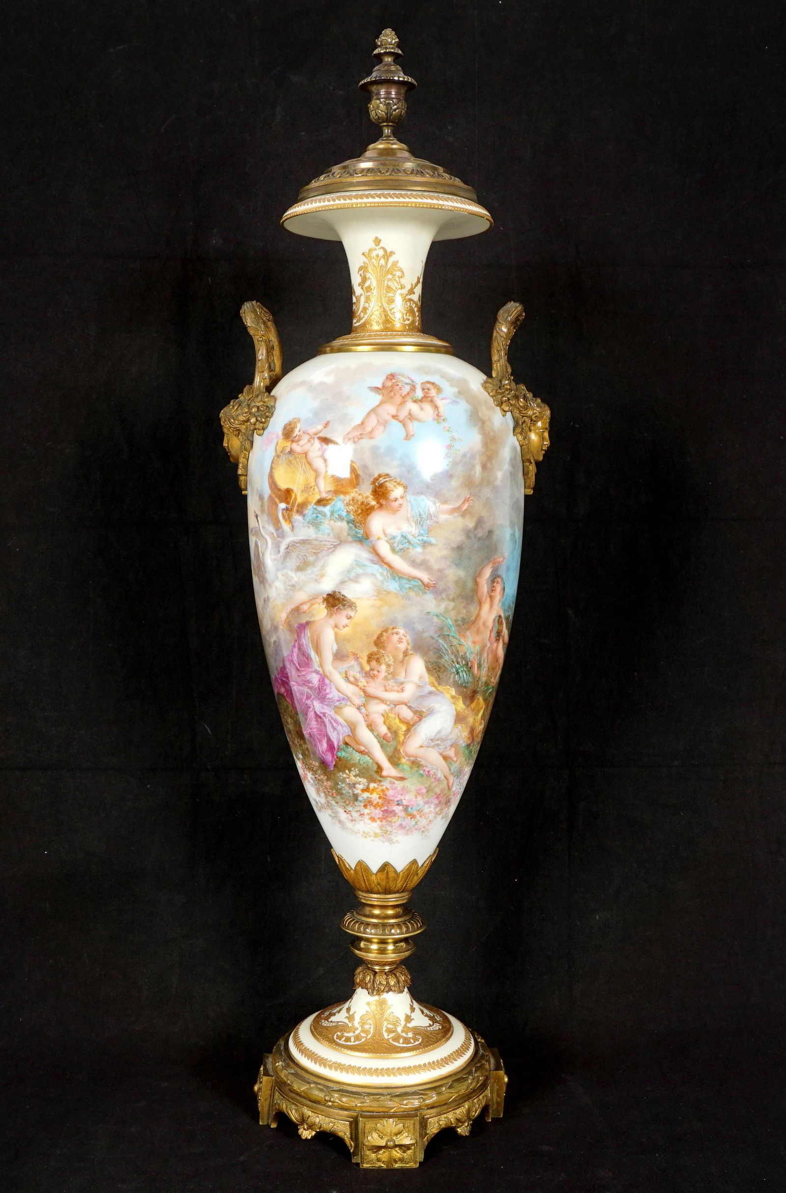 Large 19th C. Sevres Charles Fuchs Porcelain Urn (1 of 12)