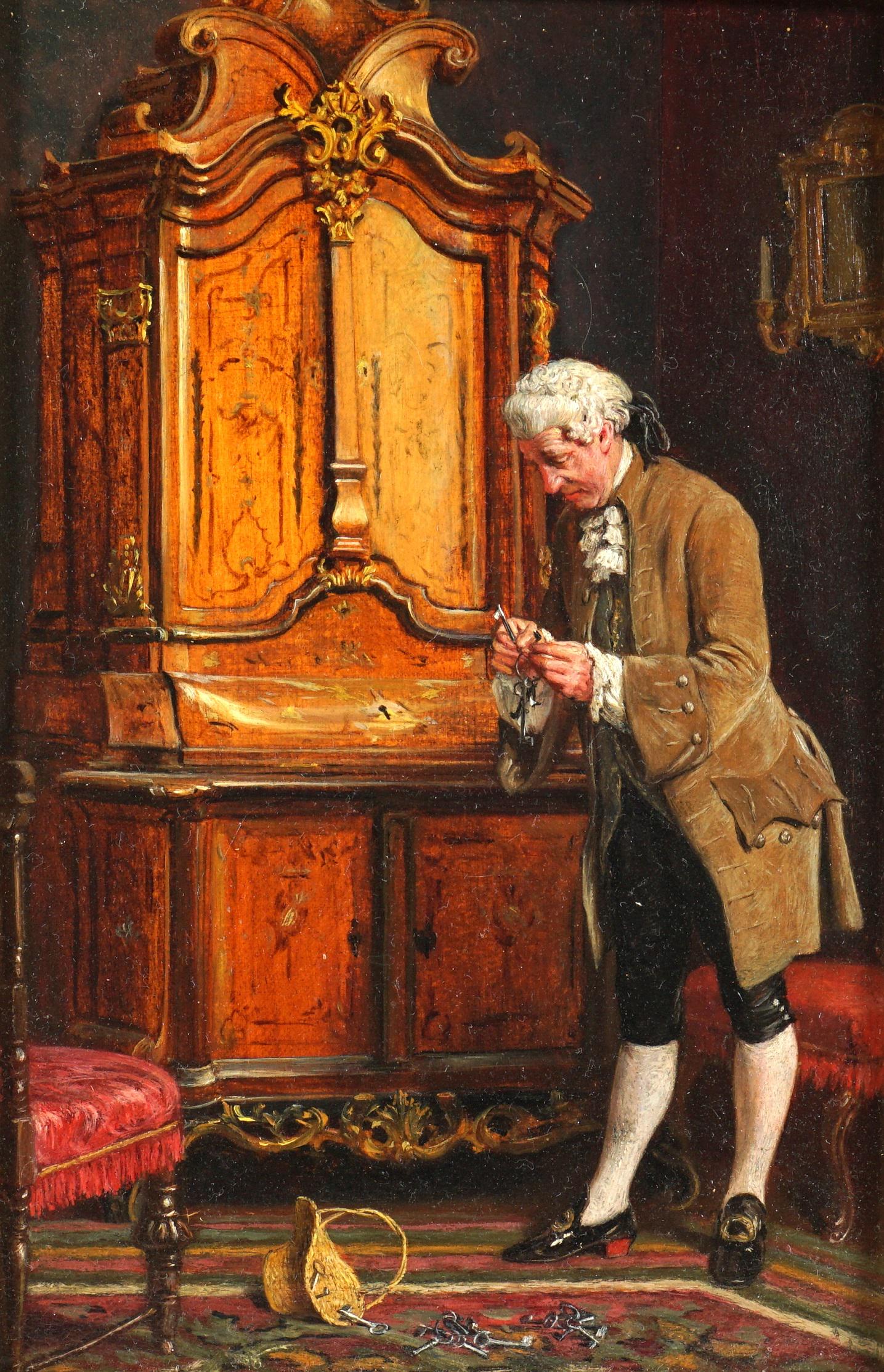 1845 Thomas Davidson The Missing Key Painting (1 of 5)